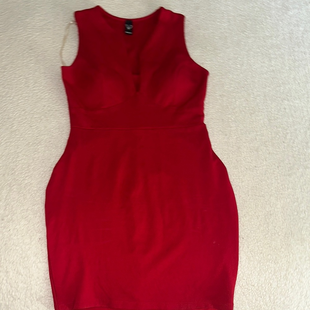 Windsor Elegant Red Sleeveless Dress size medium